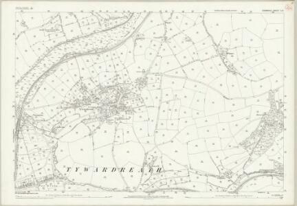 Cornwall LI.3 (includes: Fowey; St Sampson; Tywardreath) - 25 Inch Map