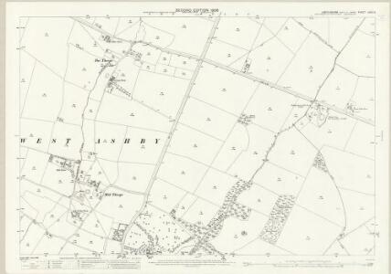 Lincolnshire LXXIII.3 (includes: Belchford; Fulletby; West Ashby) - 25 Inch Map