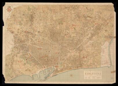 Plano de la ciudad de Barcelona 1:10 000 / plano dibujado y editado por el Servicio Técnico del Plano de la Ciudad