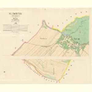 Slawietin (Slawetin) - c7021-1-001 - Kaiserpflichtexemplar der Landkarten des stabilen Katasters