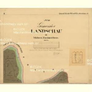 Landschau - m1467-1-002 - Kaiserpflichtexemplar der Landkarten des stabilen Katasters