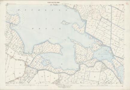 Norfolk XLI.15 (includes: Catfield; Hickling; Potter Heigham) - 25 Inch Map