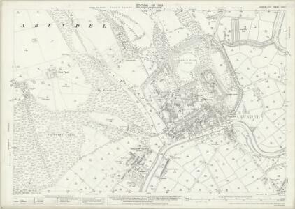 Sussex LXIII.1 (includes: Arundel; South Stoke; Tortington) - 25 Inch Map
