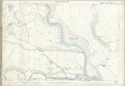 Yorkshire V.10 (includes: Cotherstone; Eggleston; Hunderthwaite; Marwood; Romaldkirk) - 25 Inch Map