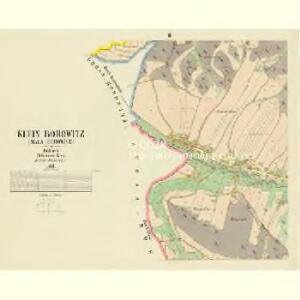 Klein Borowitz (Mala Borowice) - c0397-1-002 - Kaiserpflichtexemplar der Landkarten des stabilen Katasters