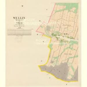 Wellin - c8379-1-003 - Kaiserpflichtexemplar der Landkarten des stabilen Katasters