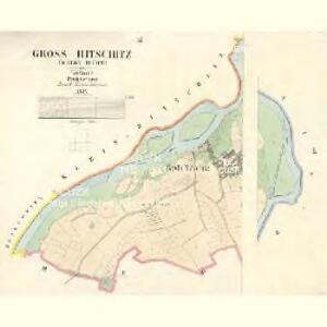 Gross Hitschitz (Welky Hičice) - c8425-1-003 - Kaiserpflichtexemplar der Landkarten des stabilen Katasters