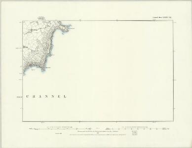 Cornwall LXXXV.NW & SW - OS Six-Inch Map