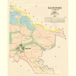 Klinowitz (Klinowice) - c3167-1-002 - Kaiserpflichtexemplar der Landkarten des stabilen Katasters