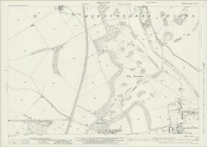 Hampshire and Isle of Wight XXIV.3 (includes: Hurstbourne Priors; Longparish) - 25 Inch Map