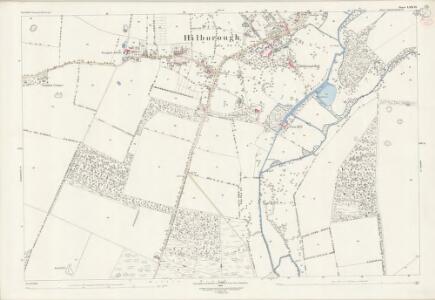 Norfolk LXXI.14 (includes: Great Cressingham; Hilborough) - 25 Inch Map