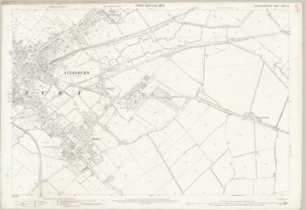 Buckinghamshire XXVIII.16 (includes: Aylesbury; Bierton with Broughton) - 25 Inch Map