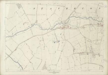 Gloucestershire XXVI.5 (includes: Badgeworth; Churchdown; Down Hatherley; Staverton) - 25 Inch Map
