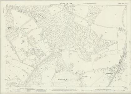 Surrey X.4 (includes: Egham) - 25 Inch Map