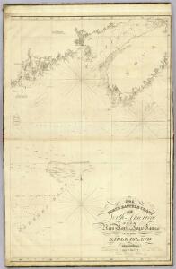 The north eastern coast, North America, New York to Cape Canso (center sheet)