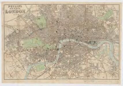 Philip's new plan of London, 1873