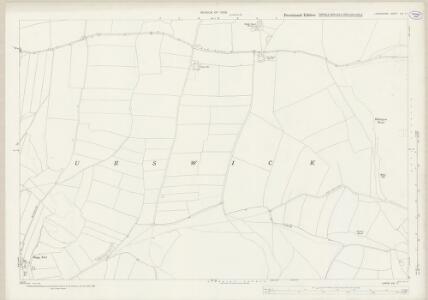 Lancashire XVI.11 (includes: Birkrig Common; Pennington; Ulverston; Urswick) - 25 Inch Map