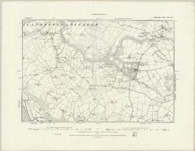 Cardiganshire XVIII.NE & SE - OS Six-Inch Map