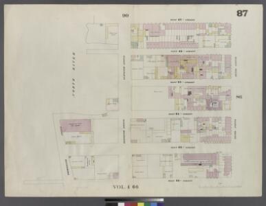 Plate 87: Map bounded by West 27th Street, Tenth Avenue, West 22nd Street, Thirteenth Avenue, Hudson River