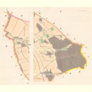 Koniakau bei Teschen - m1268-1-002 - Kaiserpflichtexemplar der Landkarten des stabilen Katasters