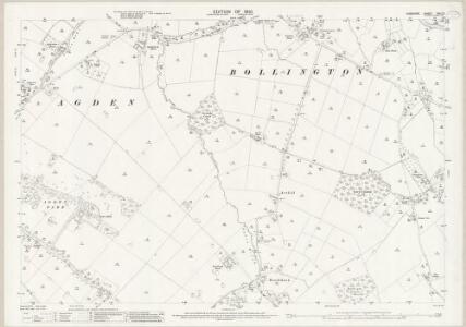 Cheshire XVII.12 (includes: Agden; Bollington; High Legh; Lymm; Millington) - 25 Inch Map