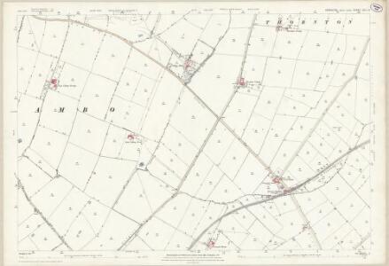 Yorkshire CXLI.9 (includes: Flaxton; Lillings Ambo; Sheriff Hutton With Cornbrough; Thornton Le Clay) - 25 Inch Map