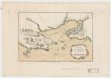Port de Louisbourg dans l'Isle Royale