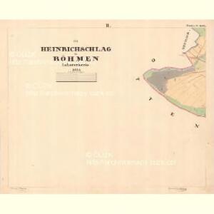 Heinrichslag - c2915-1-002 - Kaiserpflichtexemplar der Landkarten des stabilen Katasters
