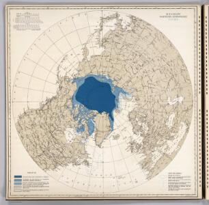 Ice Chart, Northern Hemisphere, October.