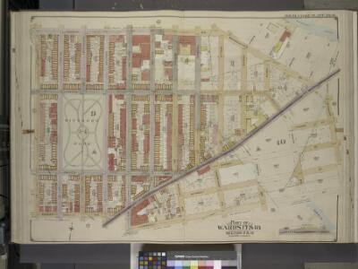 Brooklyn, Vol. 3, Double Page Plate No. 16; Part of   Ward 17 & 18, Section 9 & 10; [Map bounded by Norman Ave., Bridgewater St.,      Vandam St., Newtown Creek Including Stewart St., Lombardy St., Engert Ave. (van  Pelt Ave.), Homboldt St.]; Sub Plan