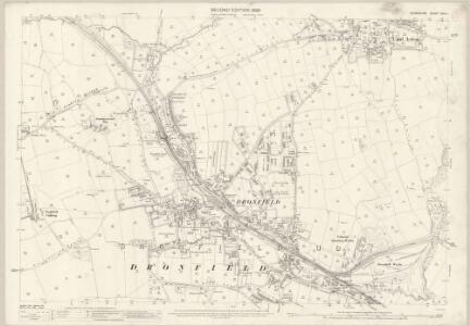 Derbyshire XVIII.1 (includes: Dronfield) - 25 Inch Map