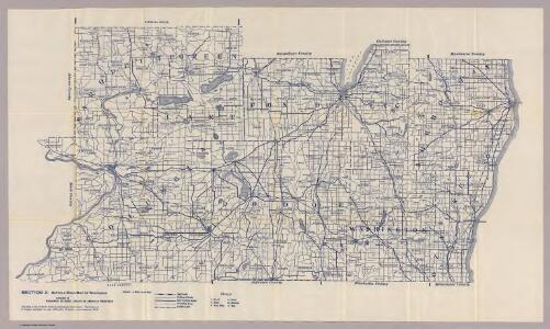 Section 2. Bicycle Road Map of Wisconsin.