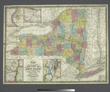 Map of the state of New York : compiled from the latest authorities.