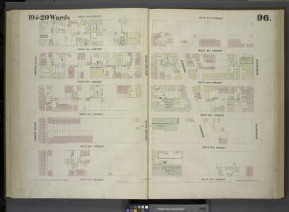 [Plate 96: Map bounded by West 42nd Street, Sixth Avenue, West 37th Street, Eighth Avenue.]
