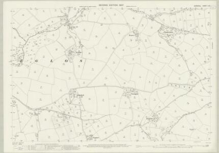 Cornwall LII.6 (includes: Lansallos; Lanteglos; St Veep) - 25 Inch Map