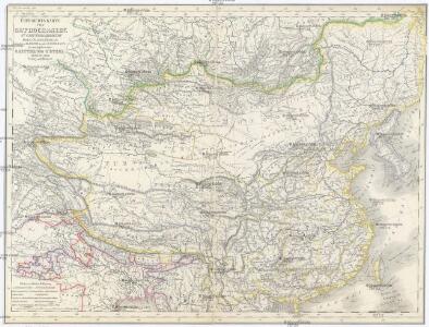 Übersichts-Karte von Ost-Hoch-Asien