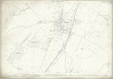 Kent LXVI.8 (includes: Elham) - 25 Inch Map