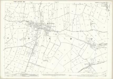 Yorkshire XXV.10 (includes: Aldbrough; Barton; Melsonby; Middleton Tyas) - 25 Inch Map