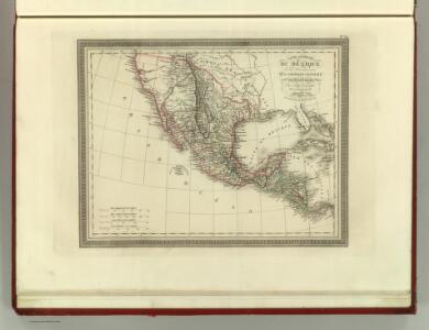 Carte Generale du Mexique et des Provinces-unis de l'Amerique Centrale.