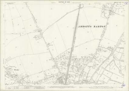 Hampshire and Isle of Wight XLI.9 (includes: Abbots Barton; Headbourne Worthy; Littleton; Winchester) - 25 Inch Map