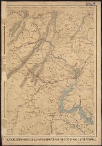 E. & G.W. Blunt's corrected map of Washington and the seat of war on the Potomac