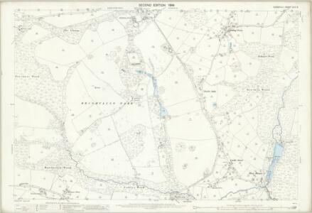 Sussex XLIII.5 (includes: Brightling) - 25 Inch Map