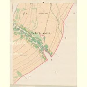 Nieder Hermesdorf (Dolny Trzemanice) - m0532-1-004 - Kaiserpflichtexemplar der Landkarten des stabilen Katasters