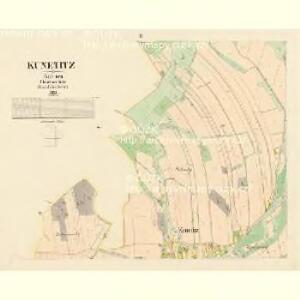 Kunetitz - c3707-1-002 - Kaiserpflichtexemplar der Landkarten des stabilen Katasters