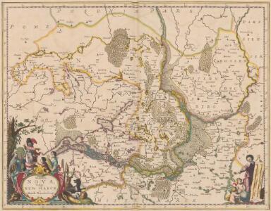Marchia Nova; Vulgò New Marck in March. Brandenburg. [Karte], in: Novus atlas absolutissimus, Bd. 2, S. 63.