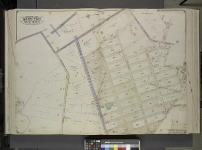 Queens, Vol. 2, Double Page Plate No. 21; Sub Plan    No. 1; [Map bounded by Flushing and Newtown Road; Including Junction Ave.]; Part of Ward Two Newtown; [Old Bowery Road, Old Junction Ave., Flushing and Newtown   Road, 12th St., Whitney Ave., 11th