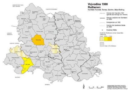 Vojvodina 1900. Ruthenen