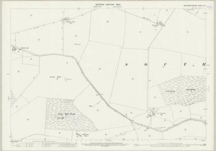 Northamptonshire XII.11 (includes: Southwick) - 25 Inch Map