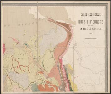 Geologičeskaja karta Evropejskoj Rossii