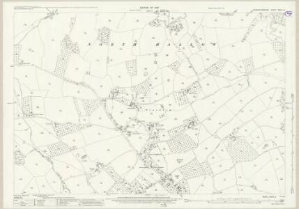 Worcestershire XXVIII.14 (includes: Hallow; St John Bedwardine County) - 25 Inch Map